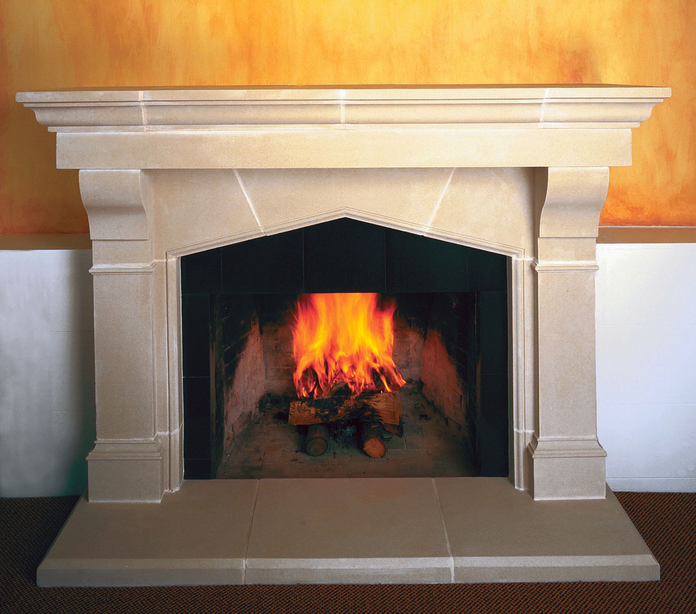 Essex Cast Stone Fireplace Mantel