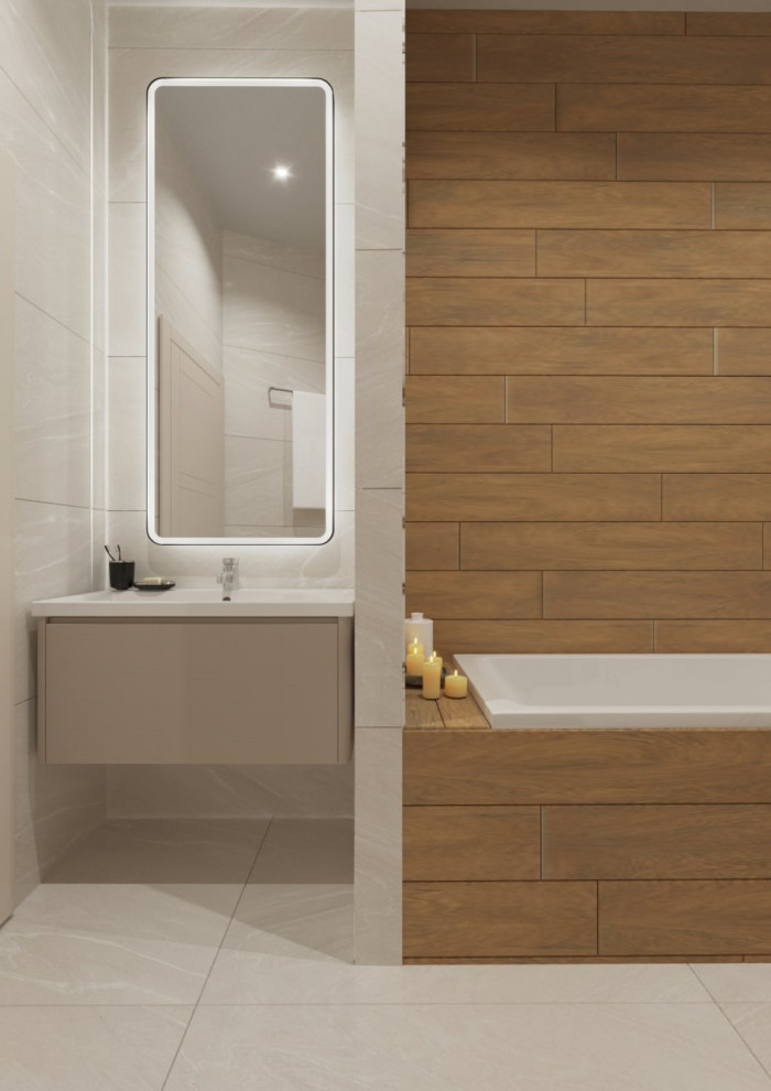 Apartment in a new house