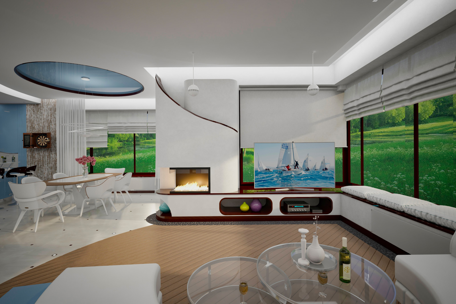 Дом в стиле яхты