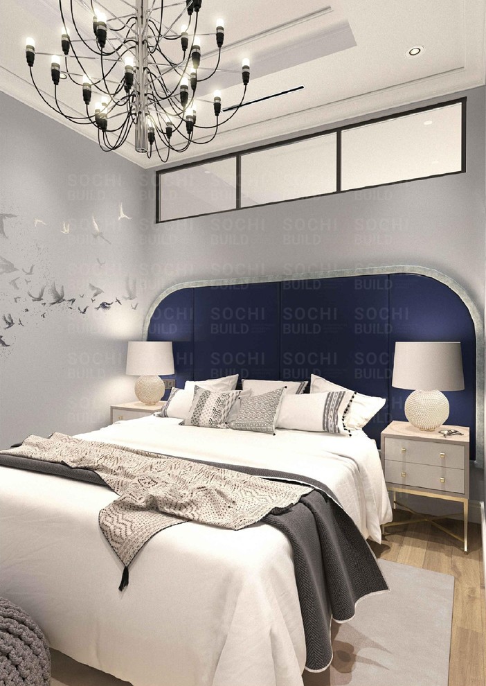 Квартира в ЖК «Актер Гэлакси», 78м², стиль: современная классика. Сочи