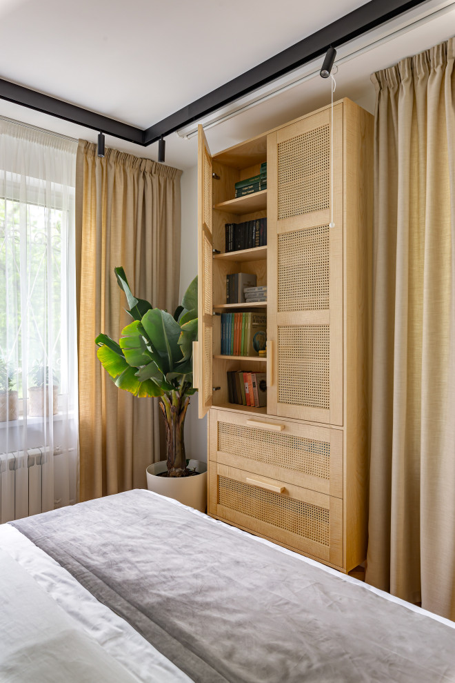 Спальня с журавлями