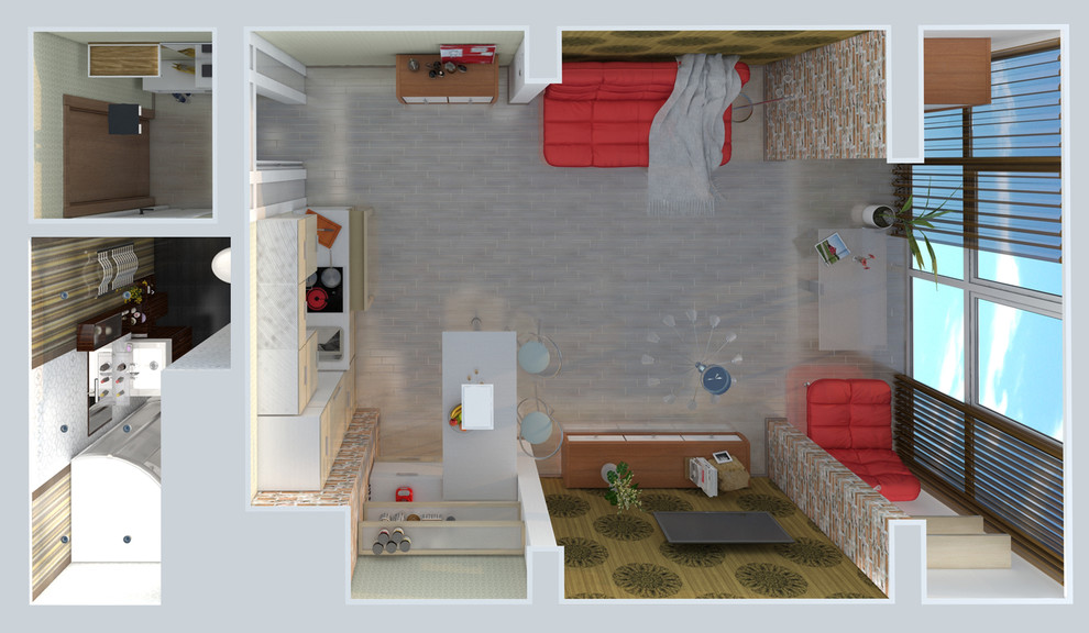 Интерьер Войкого 40 (33.70кв.м.)