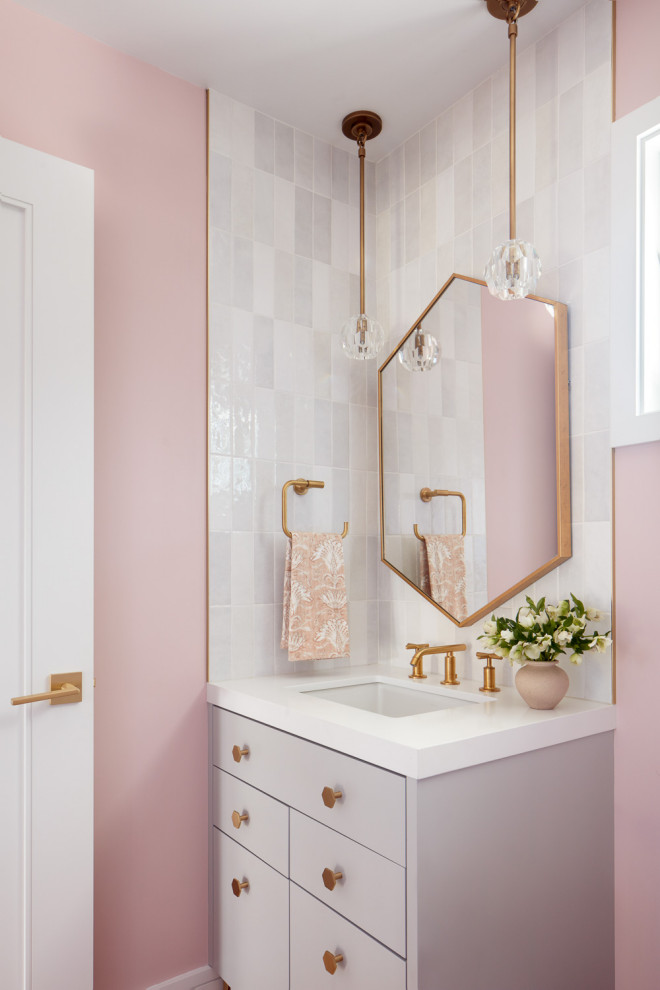 Redwood City New Construction - Modern - Powder Room - San Francisco ...