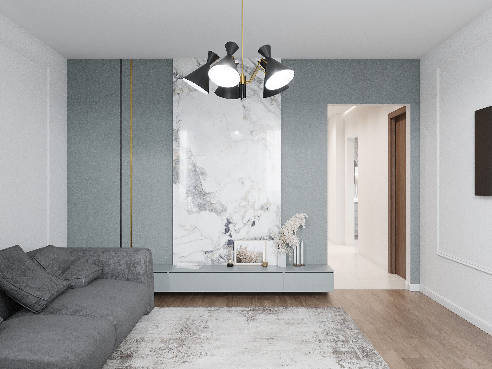 Квартира 60 м2, ул.Кирова, г.Новосибирск, 2021 г.