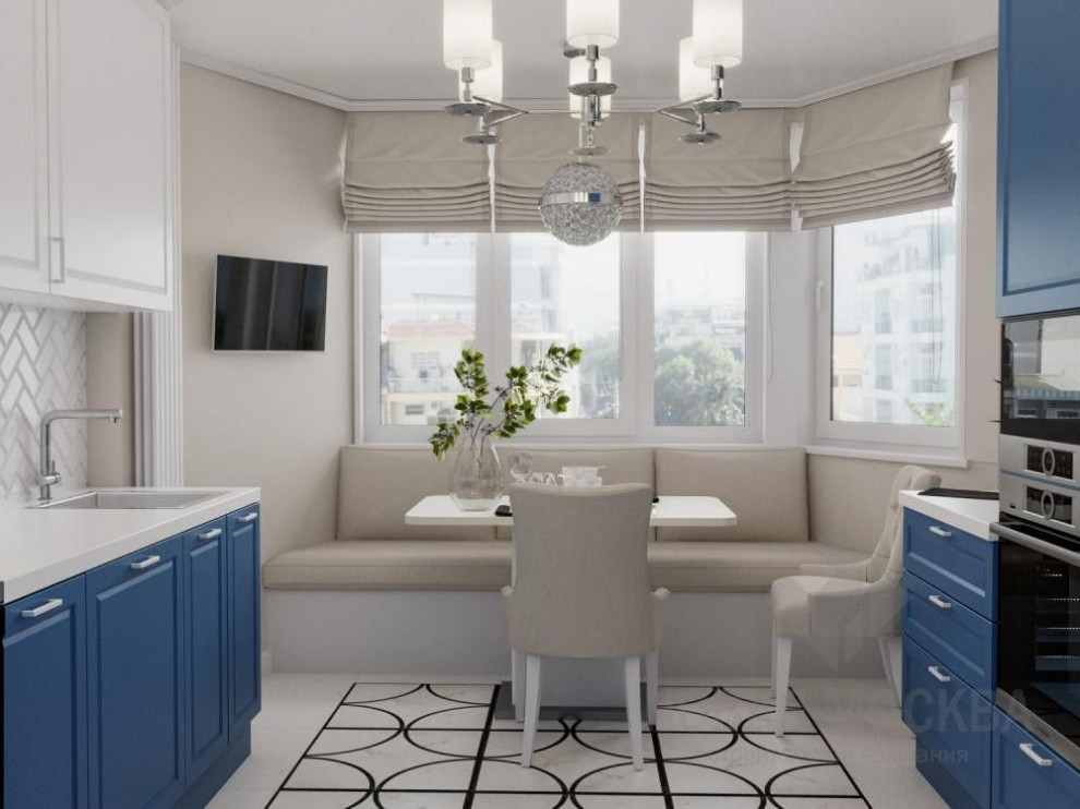 Дизайн-проект трехкомнатной квартиры 81 кв.м. ЖК «Москва и область»