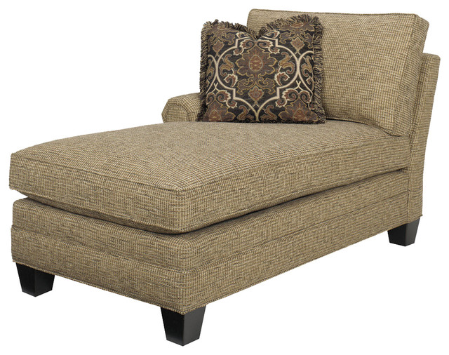 Lexington Upholstery Arm Facing Chaise Transitional Indoor