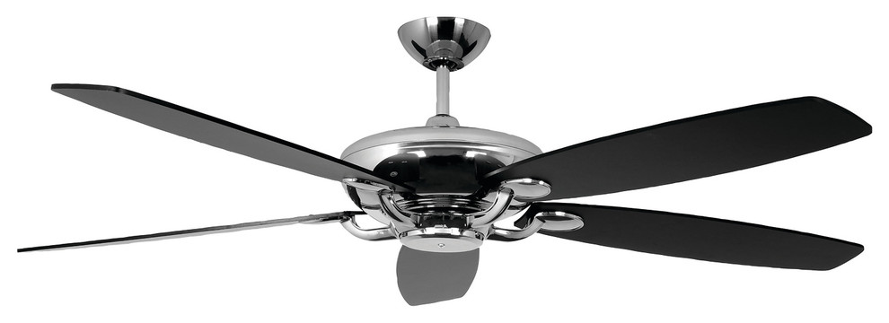 60" Avia Ceiling Fan, Stainless Steel