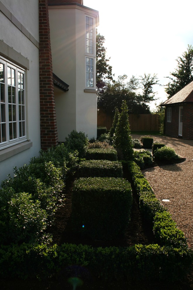 Inspiration for a traditional garden in Surrey.