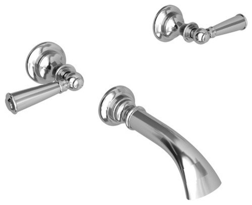 Newport Brass 3-2455 Double Handle Tub Filler w/ Tub Spout and Lever Handle