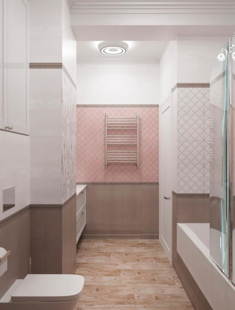 Дизайн проект квартиры  общей площадью 87 м2 в стиле "Эклектика"