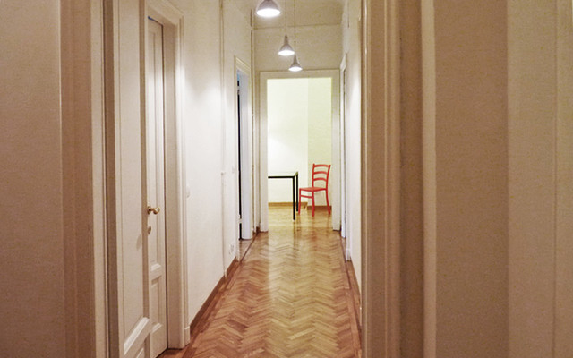 Morgagni Flat contemporary-corridor