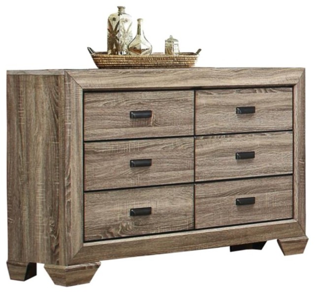 Barra Rustic Dresser Natural Wood Transitional Dressers By Amoc