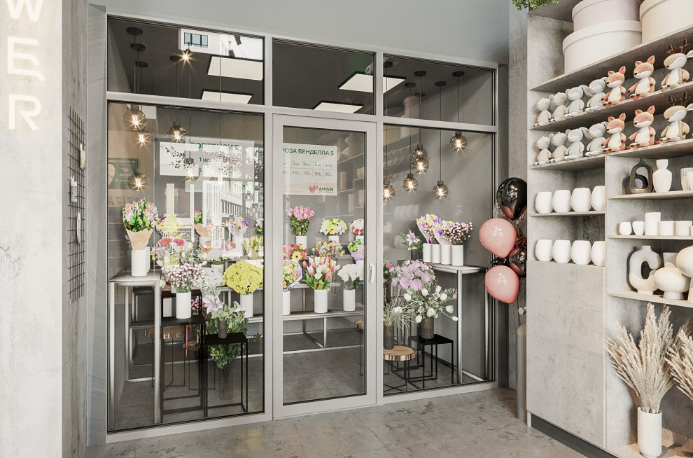 Проект кофейни-кондитерской, совмещённой с цветочным магазином