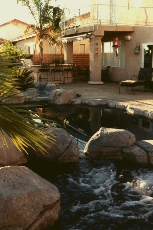 Balcony, Barbecue, Pool, and spa