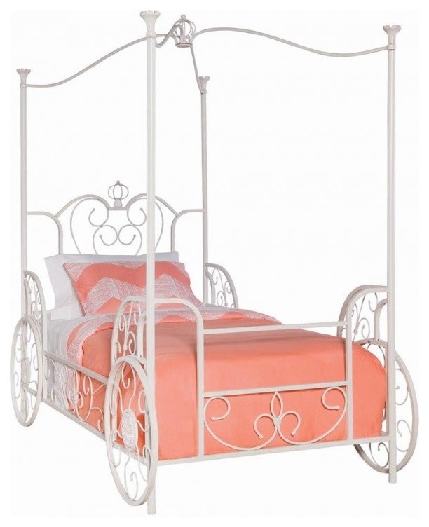 Princess Emily Carriage Canopy Twin, Twin Carriage Bed Canopy