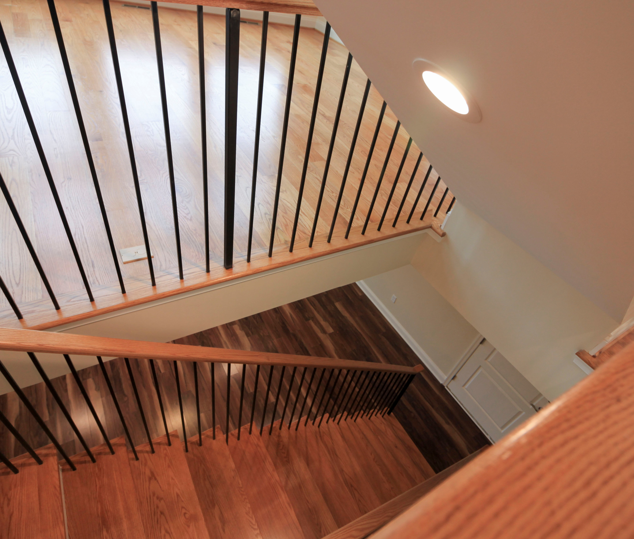 97_Airy Straight-Floating Staircase in Transitional-Mountain Home, Luray, VA 228