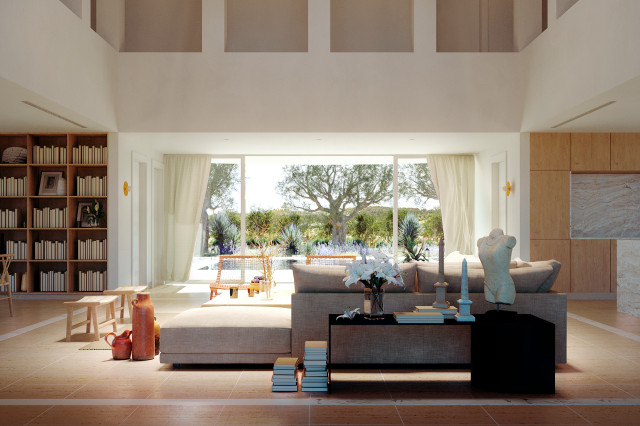 Casa Cruz middelhavsstil-dagligstue