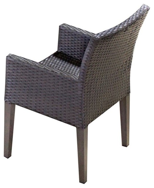 Tkc Napa Wicker Patio Arm Dining Chairs No Cushion Set Of 2 Tkc Napa Wicker Patio Arm Dining Chairs No Cushion Set Of 2