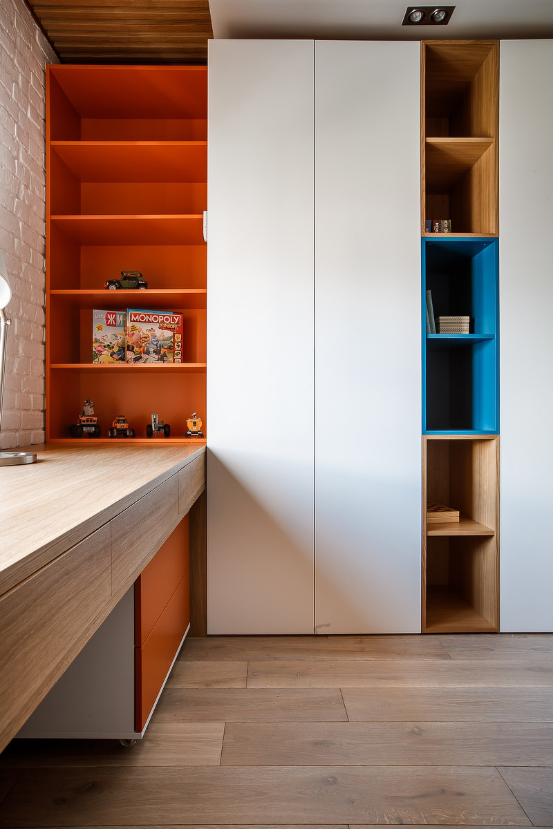 Квартира современной семьи с двумя детьми