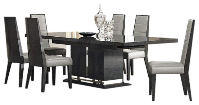 7 piece gray dining room set