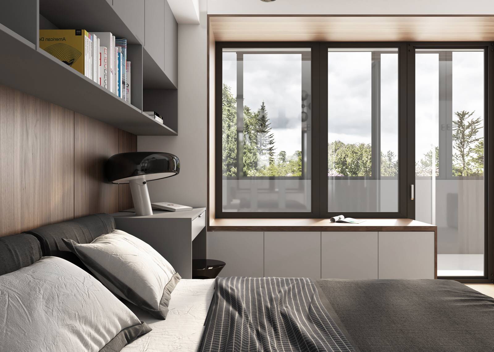 Дизайн-проект четырехкомнатной квартиры с перепланировкой