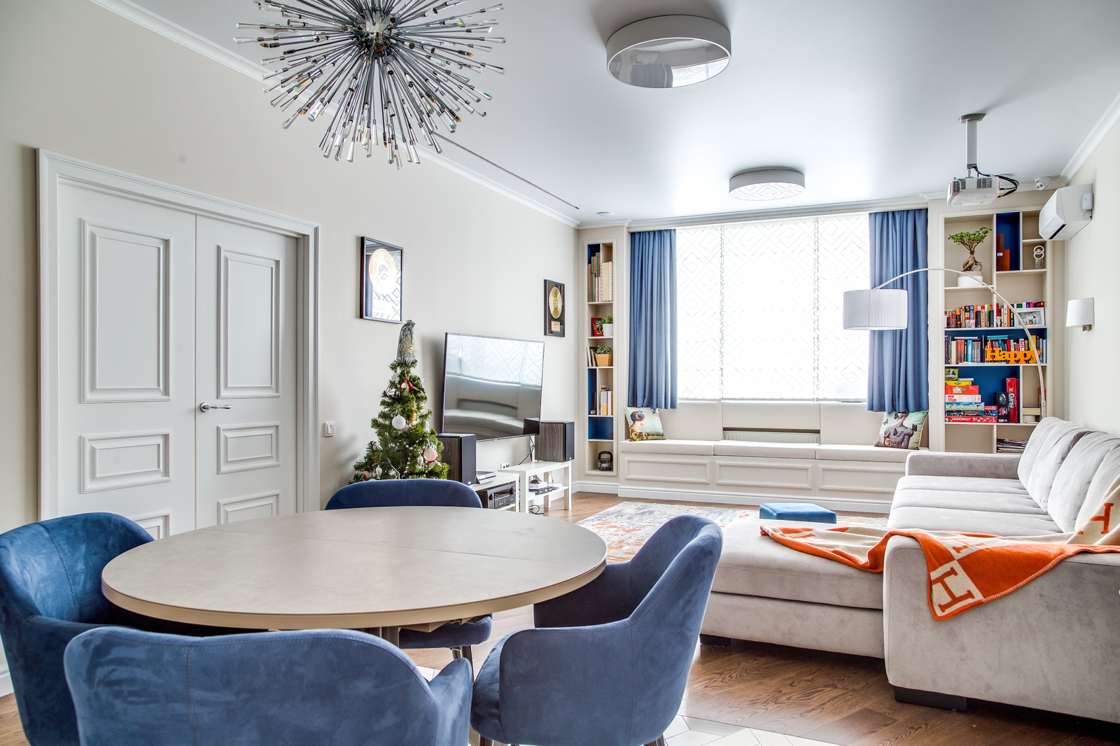 Квартира 130м2 в стиле Нео классика