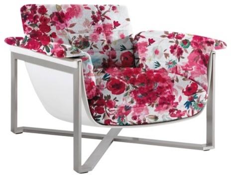 Sifas In-Outdoor Kocoon - Lounge Chair, Flower, W/O Cushion