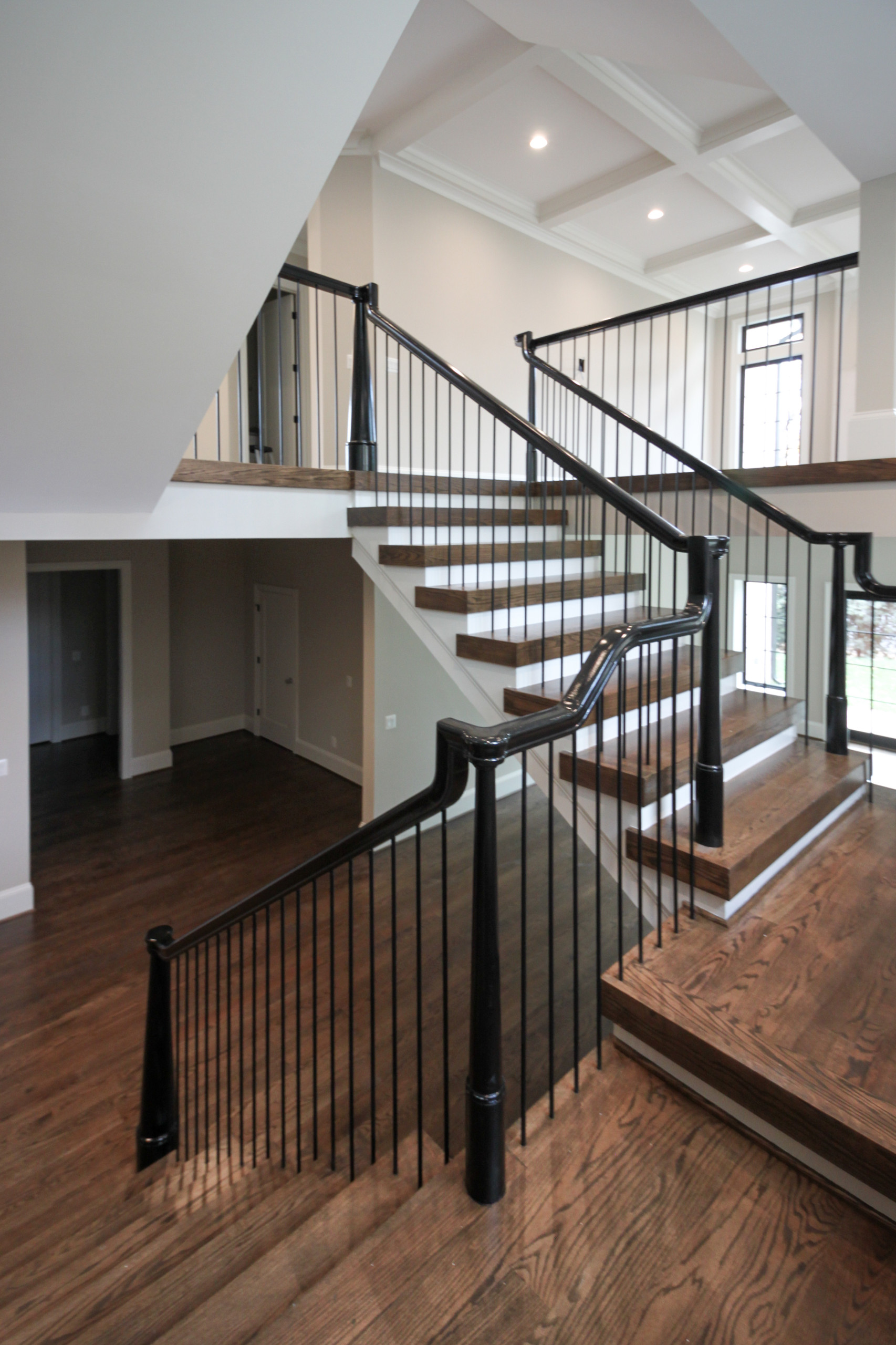 89_Eclectic and Edgy Staircase in French Contemporary Residence, McLean VA 2210