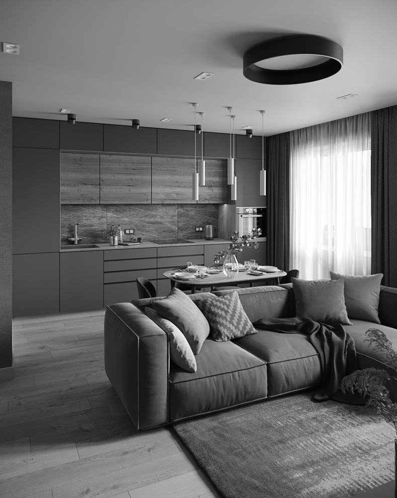 Open plan living room in Nottingham