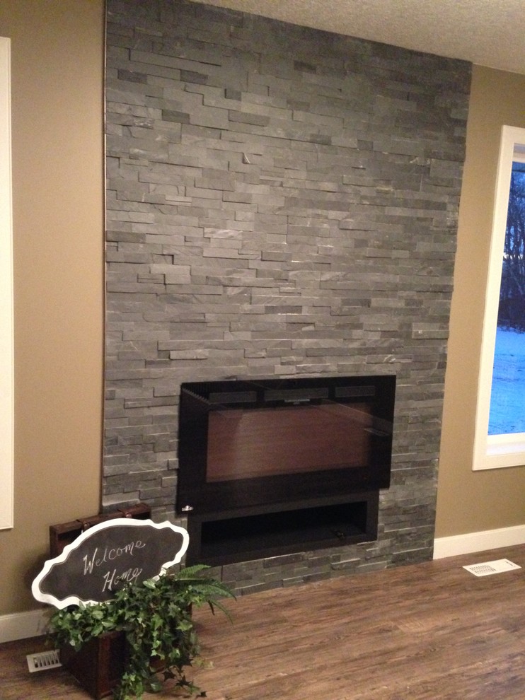 Home design - transitional home design idea in Edmonton