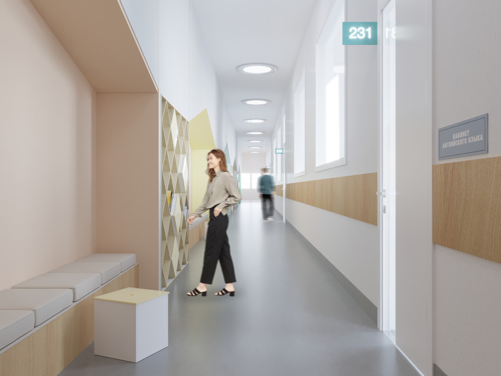 Дипломная работа "Проект реконструкции школы на Адмиралтейской набережной"