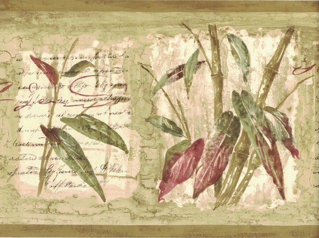 Wallpaper Border Bamboo Wallpaper Border 80B64171, Prepasted