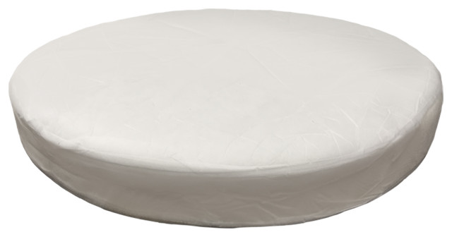 6" High Back Cushion for Round Ottoman - Contemporary - Outdoor