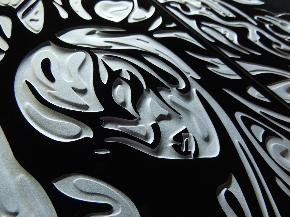 Modular engravings on the glass | Elements |