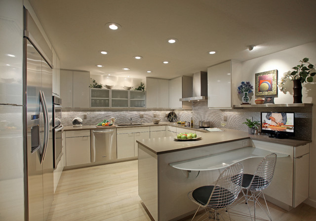 Urban Sarasota Condo Kitchen Contemporary Kitchen Tampa By