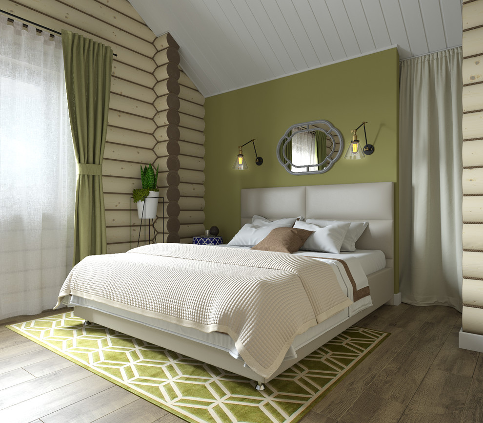 Сруб в современно-классическом стиле