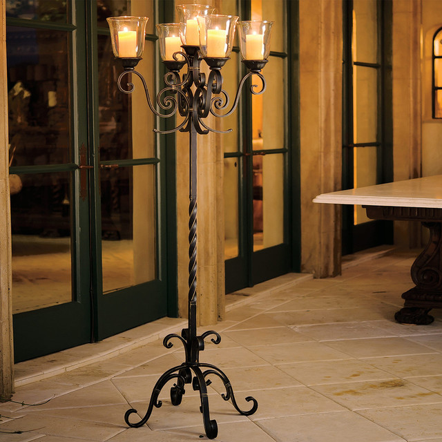 La Scala Floor Candelabra Traditional Candleholders by FRONTGATE