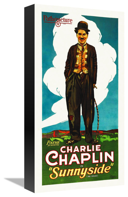 "Charlie Chaplin - Sunnyside, 1915" Canvas by Hollywood Photo Archive