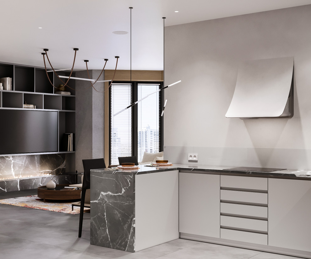 Дизайн-проект интерьера квартиры: кухня