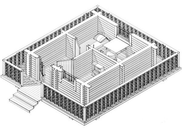 Домик рыбака