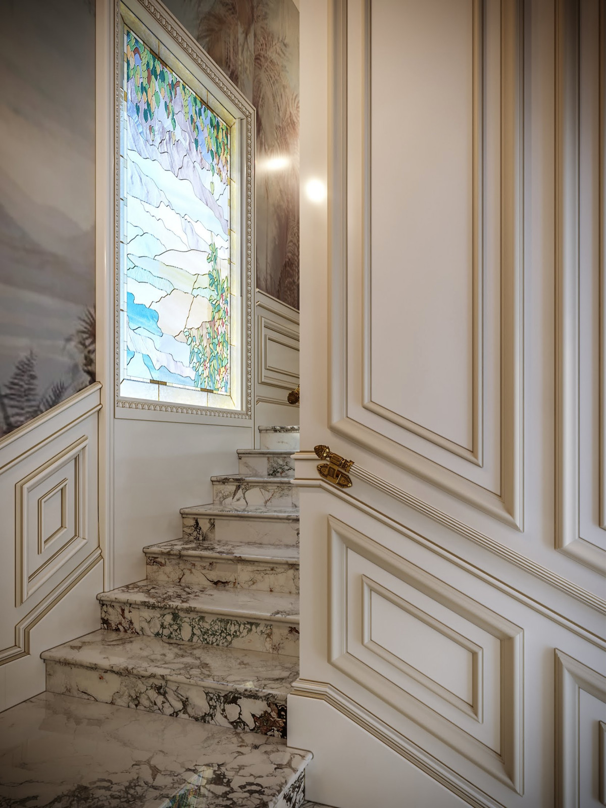 Лаконичный дизайн интерьера вестибюля от Mirt