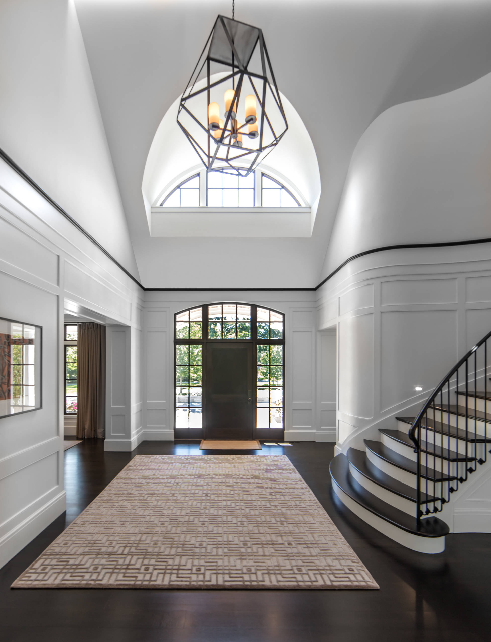 Bloomfield Hills Foyer and Staircase