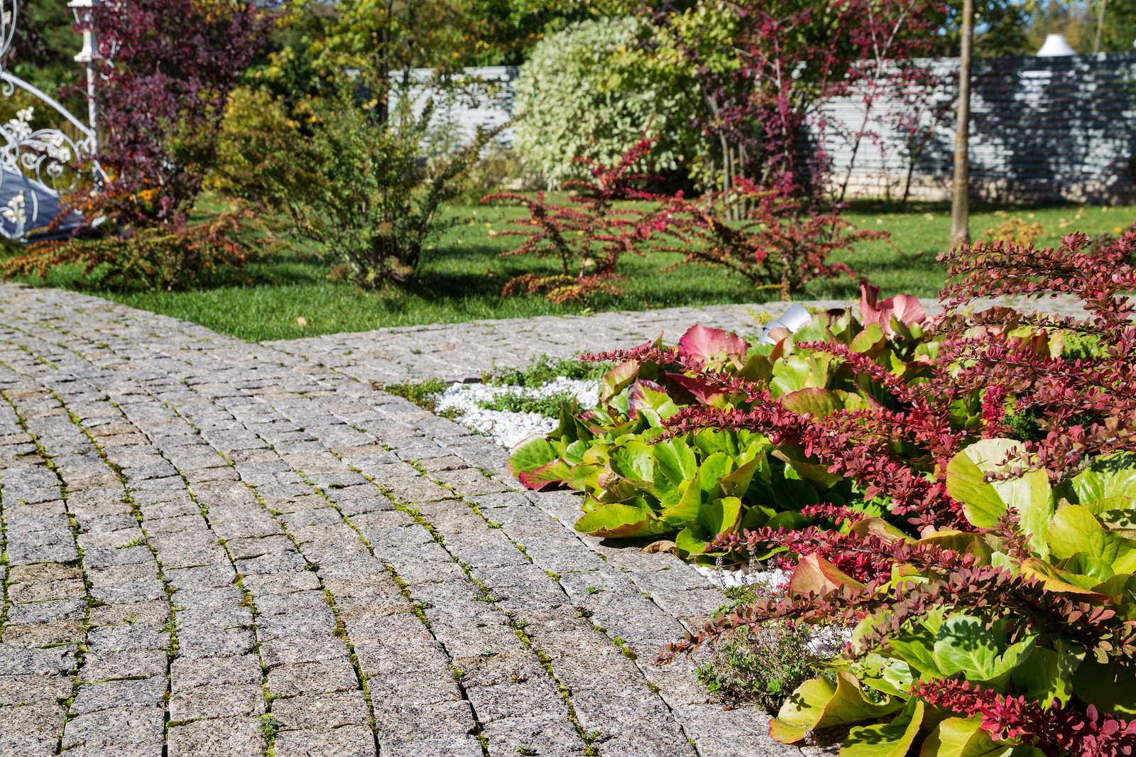 Сад на Пятницком шоссе.  Дизайнер Лариса Юрова