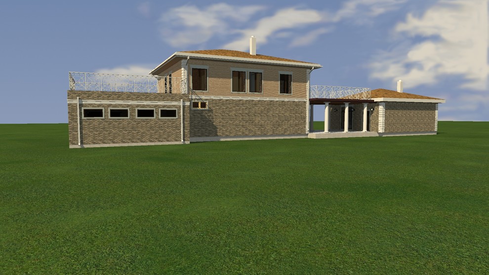 Дом с гаражом и баней РП