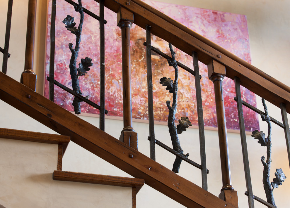 Design ideas for a rustic staircase in Salt Lake City.