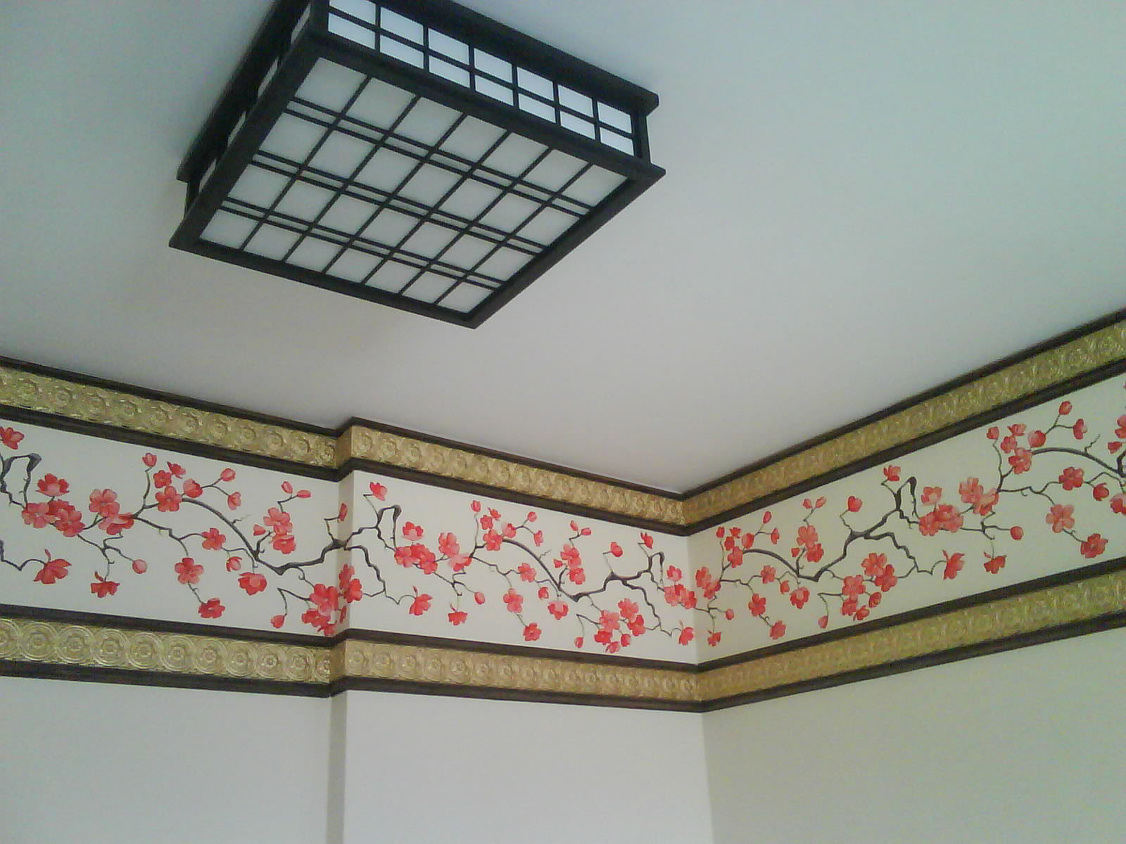 роспись квартиры в японской тематике