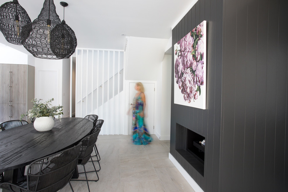 Design ideas for a contemporary dining room in Perth.
