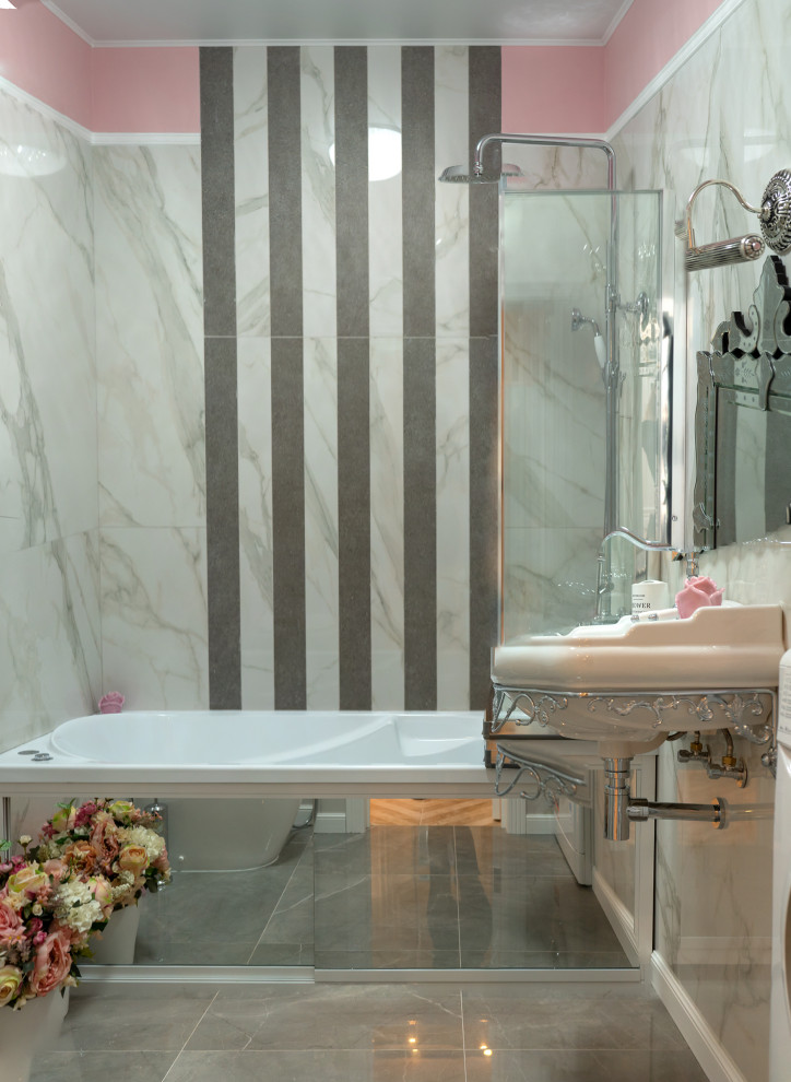 Двухкомнатная квартира 34кв.м. в неоклассическом стиле.