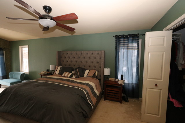 Open Concept Master Suite - Before transitional