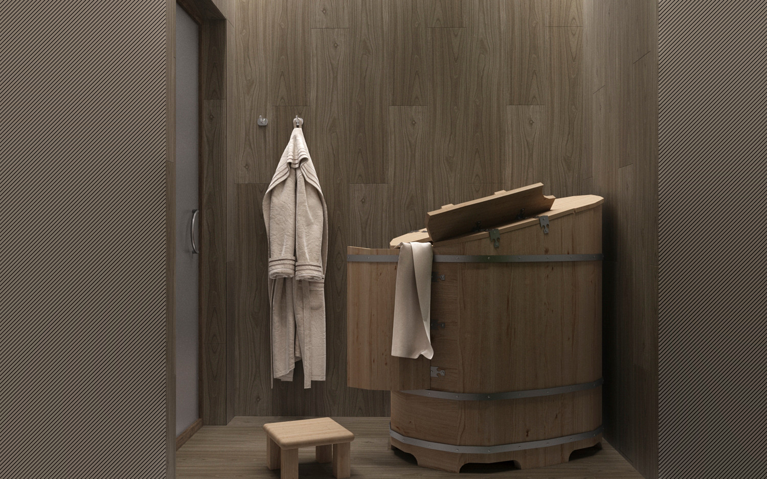 ЖК Московский квартал с сауной-бочкой в квартире